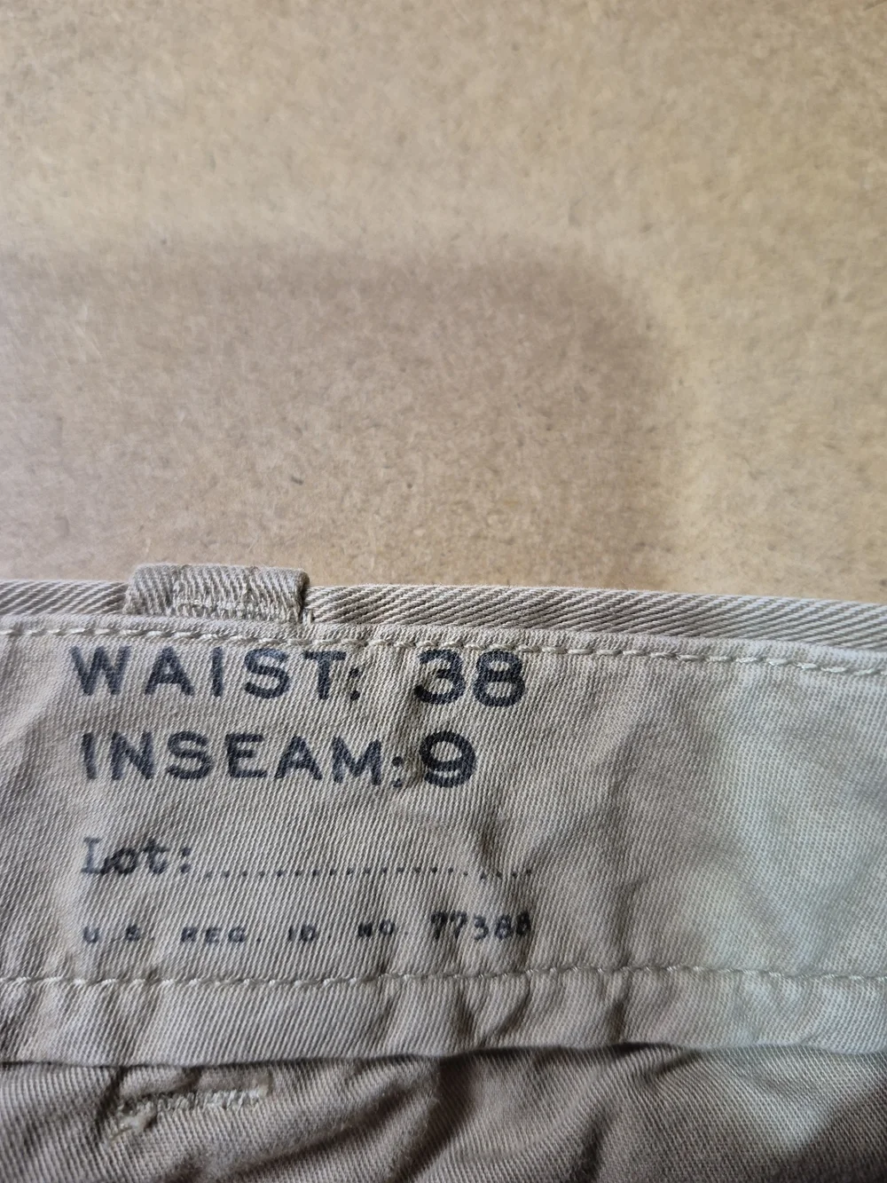J. Crew Men's Light Khaki Flat-Front Shorts 4213/7